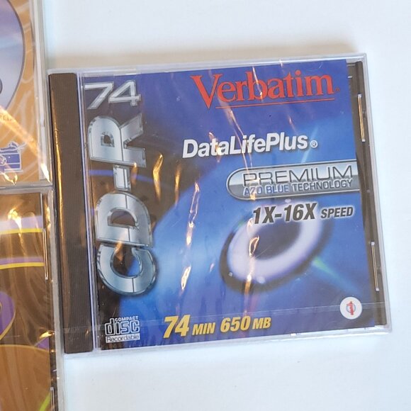 Lot of 5 BLANK CDs Sealed imation SONY Memorex Verbatim Maxell - Picture 6 of 8